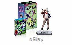 Suicide Squad Box Limited Edition Harley Quinn Statue 3d Blu-ray New