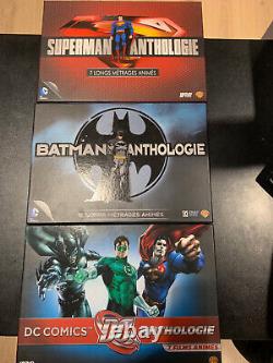 Superman, Batman and DC Comics Anthology Box Set DVD+Books