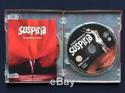 Suspiria Cult Films Blu Ray 4k Uhd + Limited Autograph Dario Argento Signed Rare
