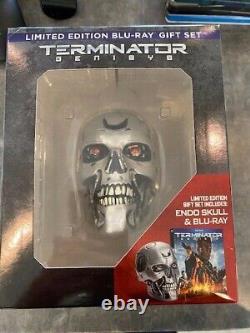 Terminator Genesis 3D + Endo Skull Bust Film in Blu-Ray 3D Collector's Box