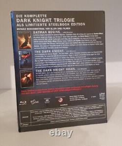 The Dark Knight Trilogy Blu-ray SteelBook Germany Amazon Exclusive