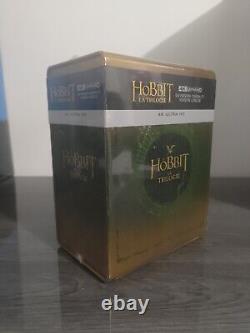 The Hobbit The Trilogy Collector's Edition Metal Set Steelbook 4k Ultra Hd New