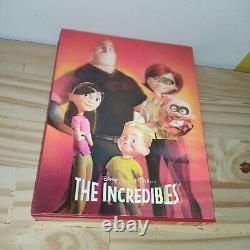 The Incredibles Fullslip B2 Lenticular STEELBOOK Blu-Ray RARE TBE