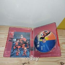 The Incredibles Fullslip B2 Lenticular STEELBOOK Blu-Ray RARE TBE