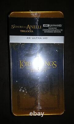The Lord Of The Rings The Trilogy 3 Steelbook Blu-ray 4k Ultra Hd New & Sealed