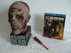 The Walking Dead Season 2 Blu-ray Limited Edition Zombie Head with Box