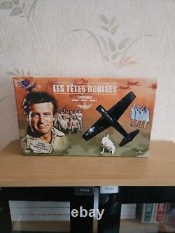 The title 'Les têtes brûlées dvd intégrale' translates to 'The Hotshots complete DVD collection' in English.