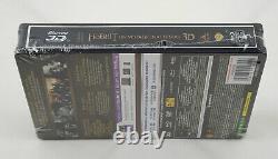 The title translated in English is: 'Lot Steelbook The Hobbit Blu-ray 3D + Blu-ray + DVD + Digital'