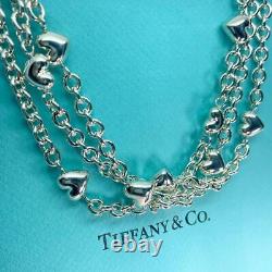 Tiffany & Co. Toggle Necklace with 3-Strand 925 Silver Collar