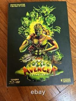 Toxic Avenger Tetralogy Collector's Mediabook Edition Blu-ray + DVD + Booklet