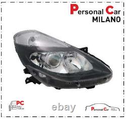 Translate this title in English: RENAULT CLIO from 09/09 RIGHT HEADLIGHT H1+H7+H7 ELECTRIC WITH S