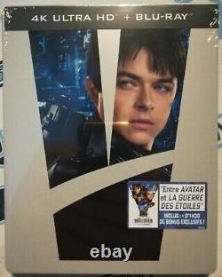 Valerian And The City Of The Thousand Planets Collector's Edition Steelbook 4k Blu-ray