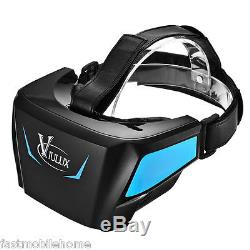 Viulux V1 Vr 3d Headset For Pc 14cm 1080p Support Object Adjustment Black