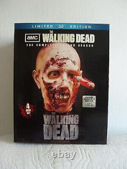 Walking Dead Collector's Set Season 2 Blu-ray Limited Edition Zombie Head