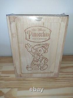 Walt Disney Pinocchio Blu-ray Rare Wood Box Vf Incluse New