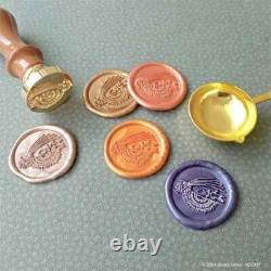 Wax Seal Set Howl's Moving Castle Handle Stamp Spoon Pearl