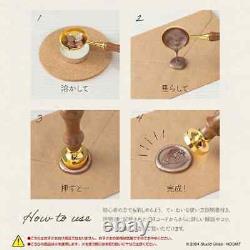 Wax Seal Set Howl's Moving Castle Handle Stamp Spoon Pearl