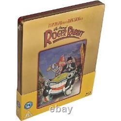 Who Framed Roger Rabbit Blu-ray SteelBook Zavvi Gold Edition Disney Region B