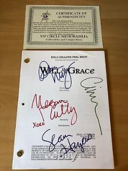 Will & Grace Script handsigned signé<br/>  	 <br/> 	Translation: Will & Grace Script handsigned signé