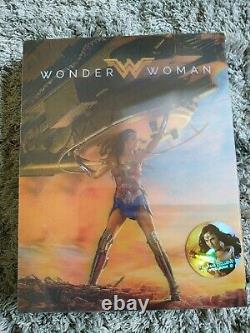 Wonder Woman Double Lenticular Steelbook Edition Blufans Exclusive New