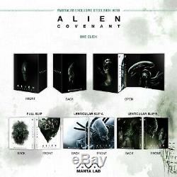 Alien Covenant One Click Manta Lab Exclusive #10 Steelbook Mint & Sealed New