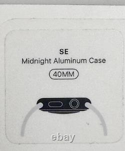 Apple Watch SE (2e génération) 40mm midnight aluminium