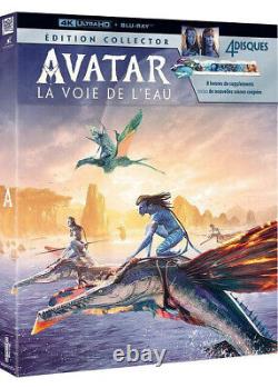 Avatar 2 La Voie de l'eau Édition Collector 4 disques-4K + BR+ 2 Blu-Ray Bonus