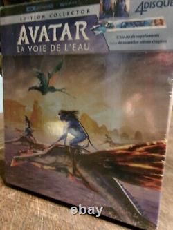 Avatar 2 La Voie de l'eau Édition Collector 4 disques-4K + BR+ 2 Blu-Ray Bonus