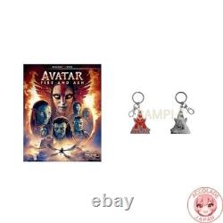 Avatar Fire & Ash Blu-ray + DVD Set with Blu-ray Logo Keychain Collection