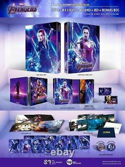 Avengers Endgame Blu-ray 4K+2D Steelbook weet collection One-click 1-click neuf