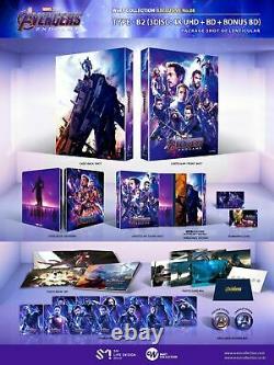 Avengers Endgame Blu-ray 4K+2D Steelbook weet collection One-click 1-click neuf
