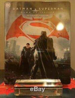 BATMAN V SUPERMAN HDZETA exclusive 4K LENTICULAR SLIP steelbook SUPER RARE