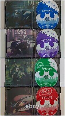 BD-UHD 4k + Blu-ray Lot de 4 Steelbooks BATMAN Anthologie 1989 1997