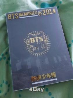 BTS Memories of 2014 3 DVD + 100 p Photobook never used