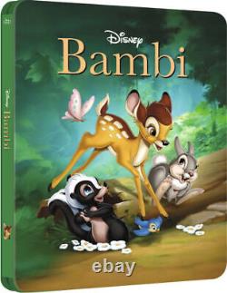 Bambi SteelBook Blu-ray Disney 2014 Zavvi Edition limitée Region Free FR