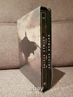 Batman Begins HDZETA Steelbook full slip single lenticular 4k Gold Label