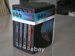 Batman Blu-ray 4K STEELBOOK + SHELF COMPLETE 4 MOVIE COLLECTION 1989-1997