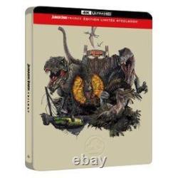Blu-Ray Jurassic Park Trilogie 4K Ultra HD Édition SteelBook limitée