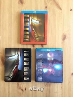 Blu Ray Steelbook TRÈS RARE Lot Iron Man FUTURE SHOP BEST BUY BLUFANS V1