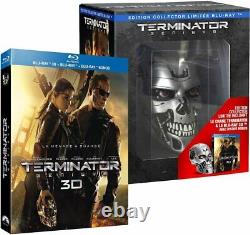 Blu-Ray Terminator Genisys Édition Collector Limitée Endoskull Blu-Ray 3d neuf