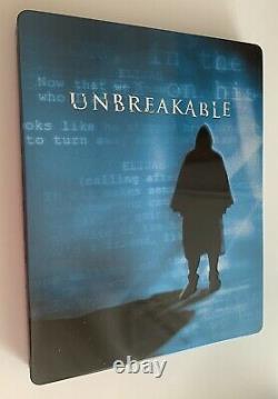 Blu-ray Steelbook Unbreakable (Incassable) Édition Zavvi Bruce Willis