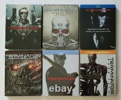 Blu-ray Steelbooks Lot Intégrale des 6 films de la saga TERMINATOR