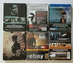 Blu-ray Steelbooks Lot Intégrale des 6 films de la saga TERMINATOR