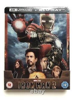 Bluray Steelbook UHD 4K MARVEL Trilogie Iron Man Zavvi
