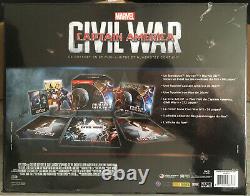 Captain America Civil War Coffret Steelbook Edition limitée numérotée Fnac neuf