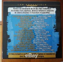 Coffret 20 DVD Essentiels Shaw Brothers Wild Side Francais