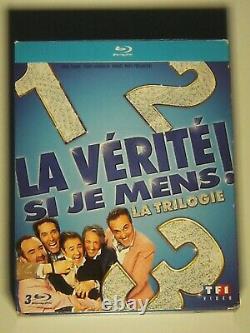 Coffret 3 Blu-Ray La Trilogie La Vérité Si Je Mens! (de Thomas Gilou) RARE