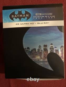 Coffret Batman 4 Films Collection 1989-1997 Edition limitée steelbook 4K