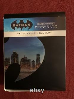 Coffret Batman 4 Films Collection 1989-1997 Edition limitée steelbook 4K