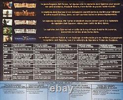 Coffret Blu Ray 4k Steelbook Exclu Fnac Pirates des Caraïbes l'intégrale 5 Films